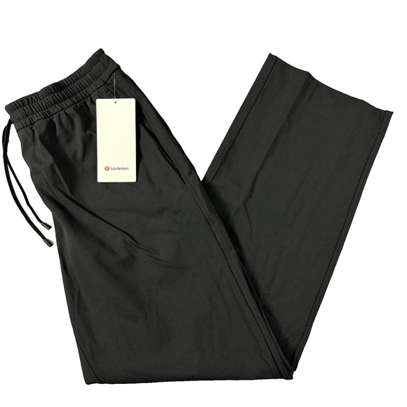 Lululemon Straight-Leg Mid-Rise Pant Luxtreme Black Size Medium - Picture 1 of 10